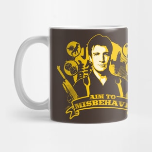 Aim To Misbehave Mug